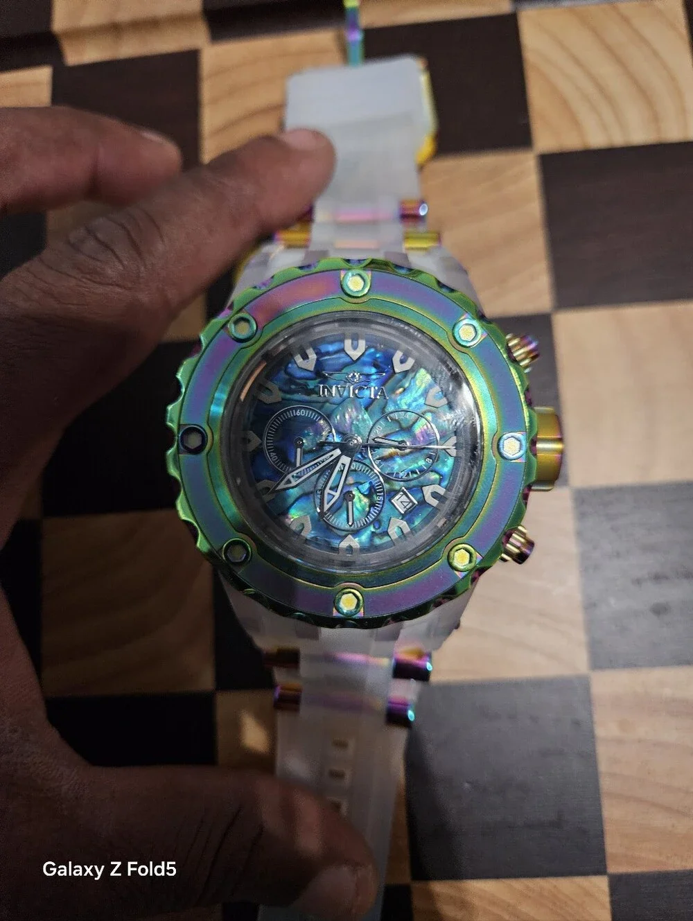 Invicta Subaqua 52mm Watch With Abalone Dial
